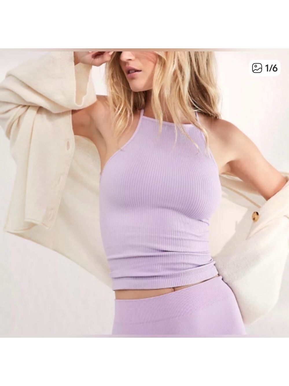 Intimately Free People mmkay Seamless Tank Top Ribbed basics XS/S NWT Summer